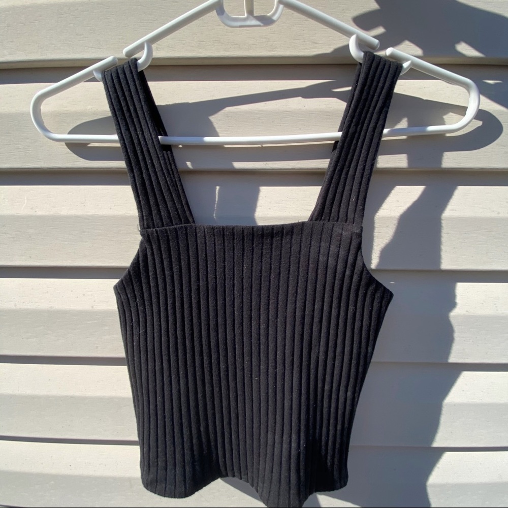 American Eagle Soft & Sexy Ribbed Cropped Tank